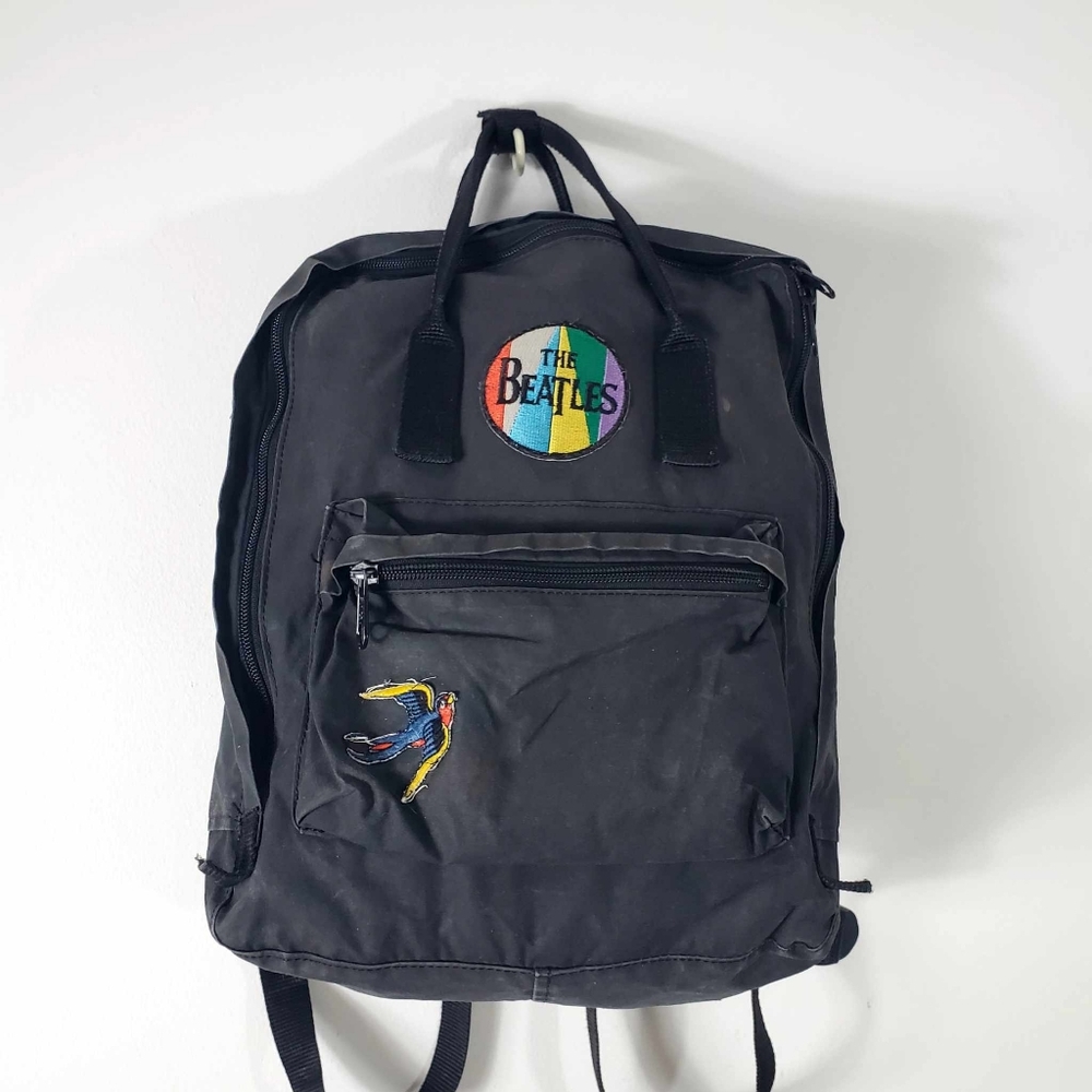 The Beatles Fjallraven Kanken Everyday Outdoor Backpack - Black